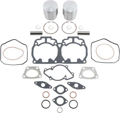 WISECO Piston Kit with Gaskets - 70.50 mm - 493 Engine Type - Ski-Doo [SK1324]