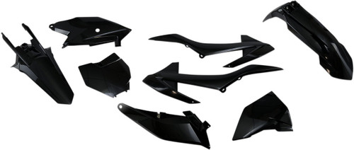 UFO Replacement Body Kit - Black - KTM - SX '18-'24 [KTKIT519@001]
