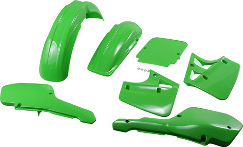 UFO Replacement Body Kit - OEM Green - Kawasaki - KX '87 [KAKIT191@026]
