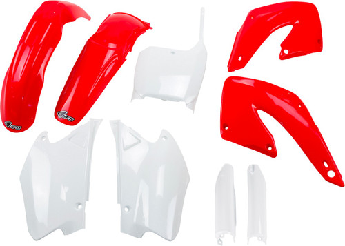 UFO Body Kit - OEM Red/White - Honda - CR '00-'01 [HOKIT100F@999]