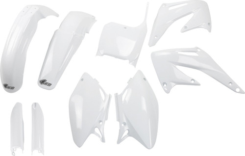 UFO Body Kit - White - Honda - CRF '02-'03 [HOKIT106F@041]
