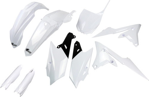 UFO Body Kit - White/Black - Yamaha - YZ '14-'18 [YAKIT318F@046]