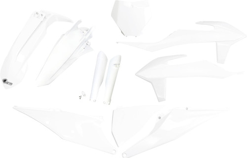UFO Body Kit - White - KTM - SX '19-'22 [KTKIT522F@042]