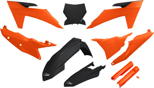 UFO Body Kit - Orange/Black - KTM - SX '23-'24 [KTKIT529F@333]