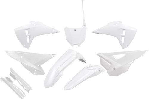 UFO Restyle Body Kit - White - Honda - CRF '21-'24 [HOKIT128F@041]