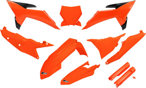 UFO Body Kit - Fluorescent Orange/Black - KTM - SX '25-'26 [KTKIT532F@FFLU]