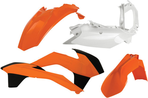 ACERBIS 2374134584 PLASTIC KIT ORANGE