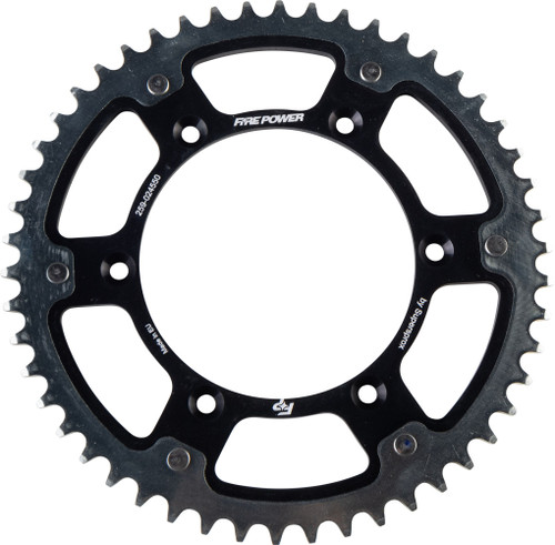 FIRE POWER FPH-245-50-BLK REAR SPROCKET HYBRID 50T BLK/SIL