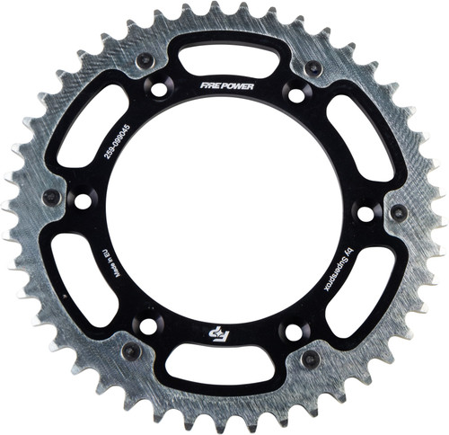 FIRE POWER FPH-990-45-BLK REAR SPROCKET HYBRID 45T BLK/SIL
