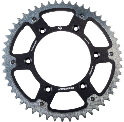 FIRE POWER FPH-990-52-BLK REAR SPROCKET HYBRID 52T BLK/SIL