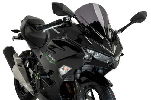 PUIG 22015F WINDSCREEN Z-RACING DARK SMOKE KAW