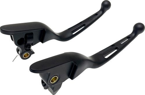 HARDDRIVE 053847 3 SLOT LEVER SET BLACK FLT 21-25 CBL CLUTCH
