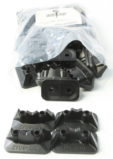 STUD BOY 2522-P2-BLK SUPER-LITE PRO SERIES DOUBLE BACKERS .75" 48/PK BLACK