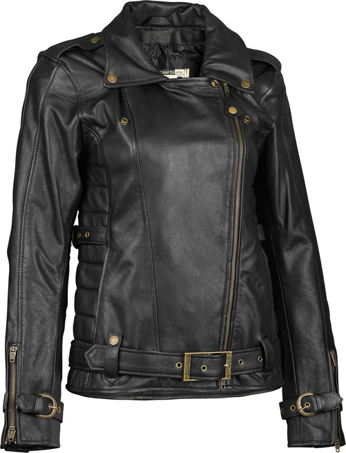 HIGHWAY 21 489-15503X WOMEN'S PEARL JACKET BLACK 3X