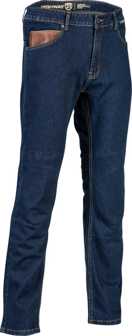 HIGHWAY 21 489-12142 STRONGHOLD JEANS BLUE SZ 42