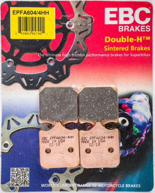 EBC EPFA604/4HH BRAKE PADS EPFA604/4HH EXTREME PRO EPFA SERIES