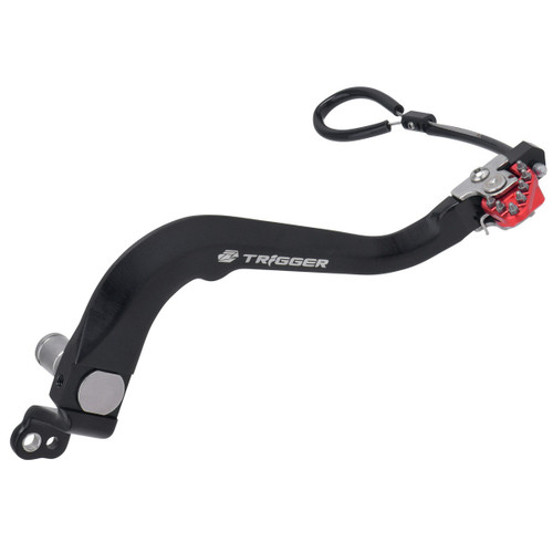 DRC ZE90-7422 TRIGGER BRAKE PEDAL GAS RED