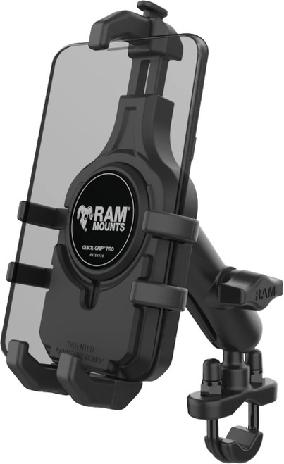 RAM RAM-B-149Z-PD5U QUICK-GRIP PRO HANDLEBAR PHONE MOUNT MED