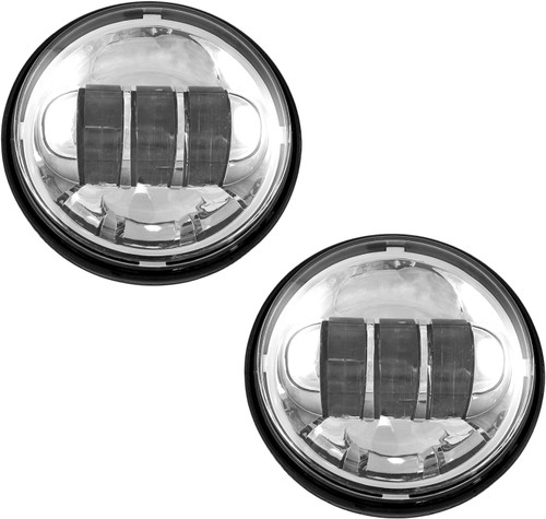 CYRON ABIG4.5-A6KC PASSING LAMPS 4.5" CHROME HARLEY