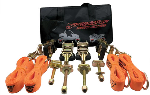 SUPERCLAMP 9000 ATV TIE DOWN ATV/UTV STRAP KIT