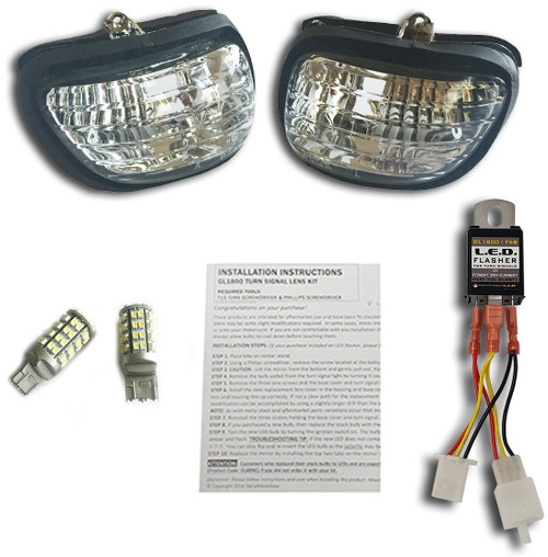 PATHFINDER G18TCK LED TURN SIGNAL KIT CLEAR LENS PR HON