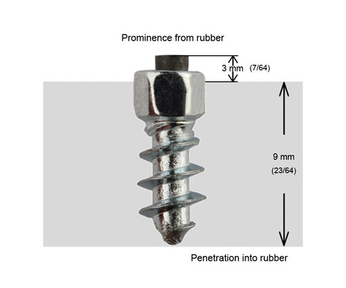 IGRIP ST-11150 11MM STANDARD SCREW STUDS QTY 150