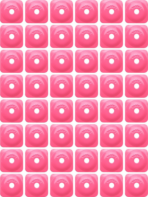 Woody's Support Plates - Grand Digger® - Pink - Square - 48 Pack [ASG382048]