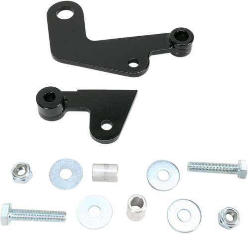 Baron Shock Drop Bracket Lowering Kit - Rear - Lowers 1.50" - Black [BA750066]