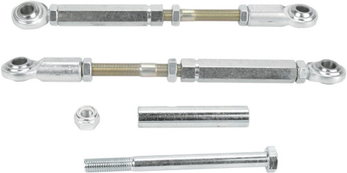 Baron Shock Drop Bracket Lowering Kit - Rear - Lowers 1"-2" - Silver [BA750020]