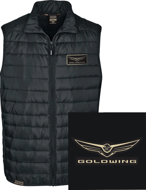FACTORY EFFEX Goldwing Puff Vest - Black - Medium [2585802]