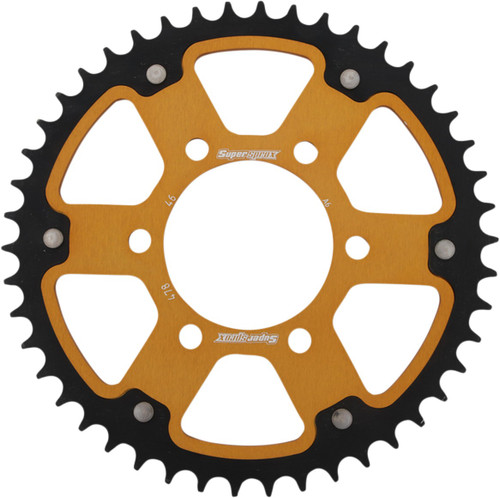 SUPERSPROX Stealth Rear Sprocket - 46 Tooth - Gold - Kawasaki [RST47846GLD]