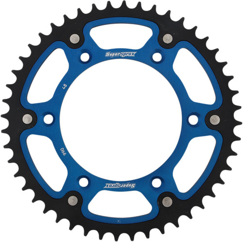 SUPERSPROX Stealth Rear Sprocket - 48 Tooth - Blue - Husaberg/Husqvarna/KTM [RST99048BLU]