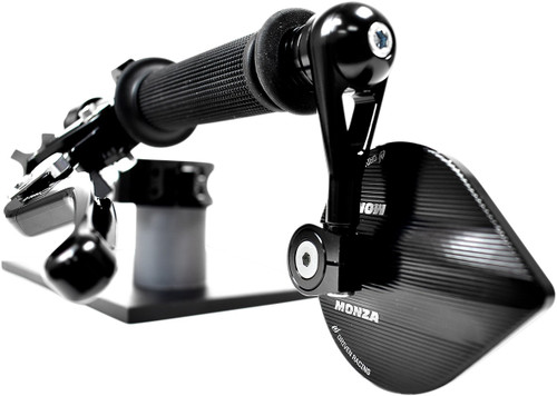 DRIVEN RACING Mirror - MONZA - Side View - Cat Eye - Black [DMBEMBK]