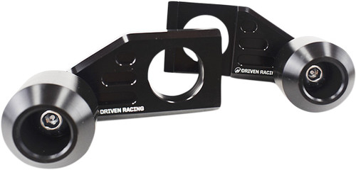 DRIVEN RACING Axle Block Sliders - Yamaha FZ-9 - Black [DRAX121BK]