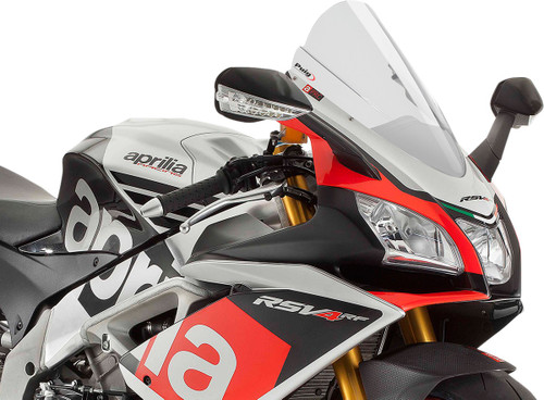 PUIG HI-TECH PARTS Race Windscreen - 15-1/2" - Clear - RSV4 [7614W]