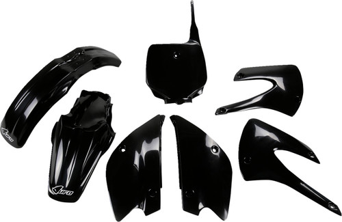 UFO Restyle Body Kit - Black - Kawasaki - KX '01-'13 [KAKIT214K@001]