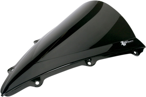 ZERO GRAVITY Double Bubble Windscreen - Dark Smoke - YZF-R1 [1653919]