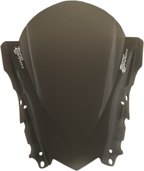 ZERO GRAVITY Double Bubble Windscreen - Smoke - YZF-R3 [1655302]