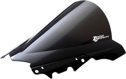 ZERO GRAVITY Double Bubble Windscreen - Dark Smoke - YZF-R3 [1655319]