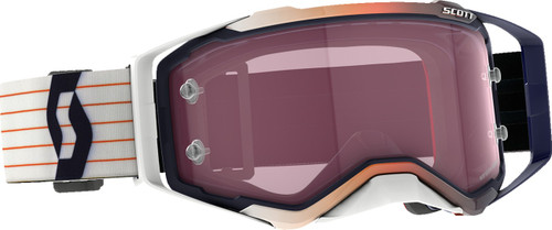 SCOTT Prospect Amplifier Goggle - Blue/White - Rose Works Lens [2855361006352]