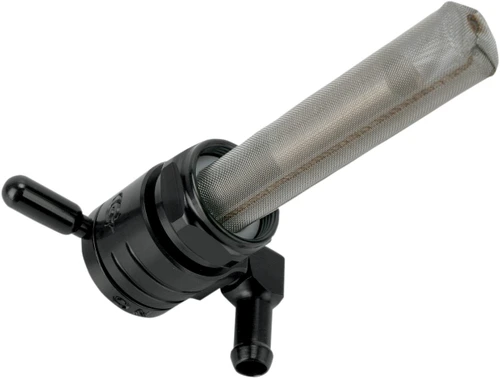 GOLAN PRODUCTS "Click-Slick" Fuel Petcock - Backward - Black - 22mm [76312BBLK]