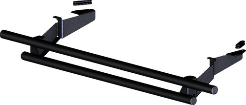 KFI Products Rear Bumper - Round - Black - Honda - Pioneer '16-'25 [101595]