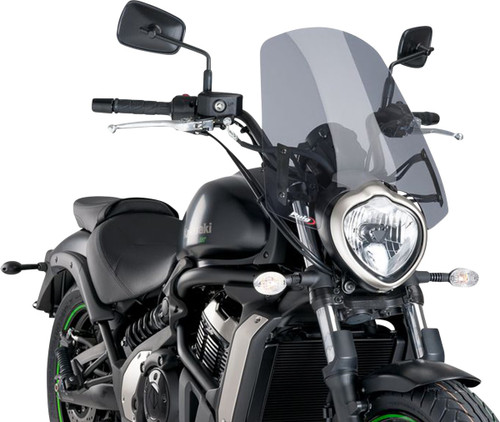 PUIG HI-TECH PARTS New Generation Windscreen - 18-1/2" - Smoke - Vulcan [8164H]