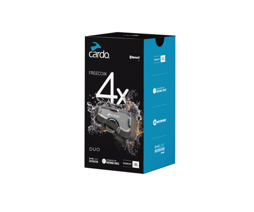 Open Box CARDO FRC4X103 FREECOM 4X BLUETOOTH HEADSET DUO
