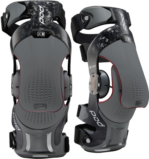 Open Box POD K830-CDK-PR-SM K8 3.0 KNEE BRACE CARBON (PR) CARBON/GRAPHITE SM