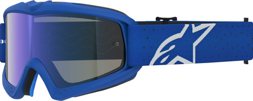 ALPINESTARS GOGGLES Youth Vision Goggle - Vesta - Blithe Blue/White - Blue Mirror Lens [51401277353]