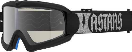 ALPINESTARS GOGGLES Youth Vision Goggle - Atrox - Black/Silver - Silver Mirror Lens [51403271728]