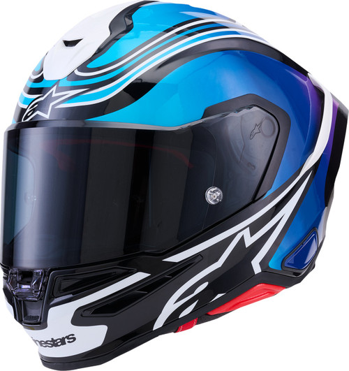Open Box ALPINESTARS 8202826-5021-M Supertech R7 Zeal Helmet - Zeal 22.06 Gloss Yellow Fluo/Black/White Medium