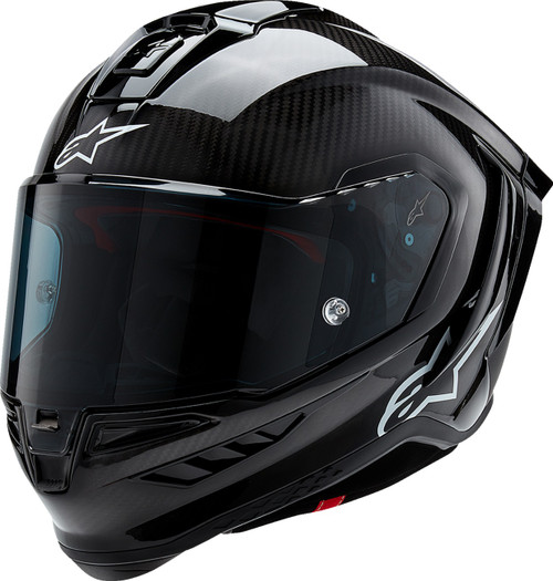 Open Box ALPINESTARS 8200124-1902-XXL Supertech R10 Helmet - Solid Carbon Black 2XL