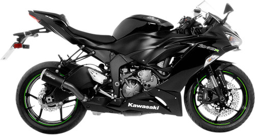 Open Box Leovince 15233Bu Black Edition Lv-10 Slip-On Exhaust Zx6R 09-23